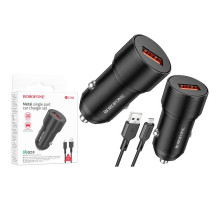 Зарядний пристрій Borofone BZ19A Micro QC3.0 18W (1USB/3.0A)