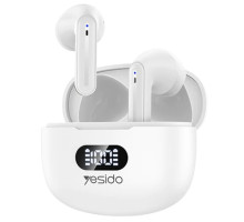 Бездротові Bluetooth навушники YESIDO TWS19 Білий