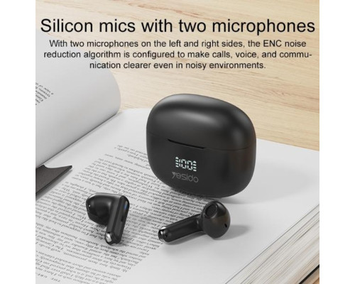 Бездротові Bluetooth навушники YESIDO TWS19 Білий