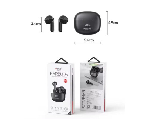 Бездротові Bluetooth навушники YESIDO TWS19 Білий