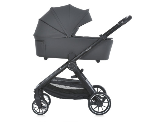 Дитяча коляска-книжка 2в1 ME 1126 GENESIS Asphalt Gray сіра