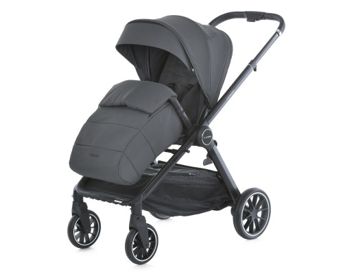 Дитяча коляска-книжка 2в1 ME 1126 GENESIS Asphalt Gray сіра