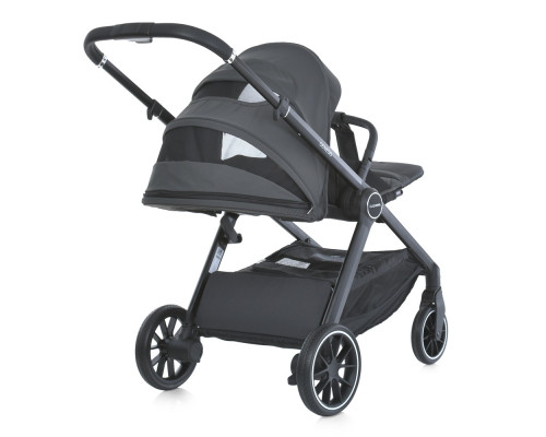 Дитяча коляска-книжка 2в1 ME 1126 GENESIS Asphalt Gray сіра