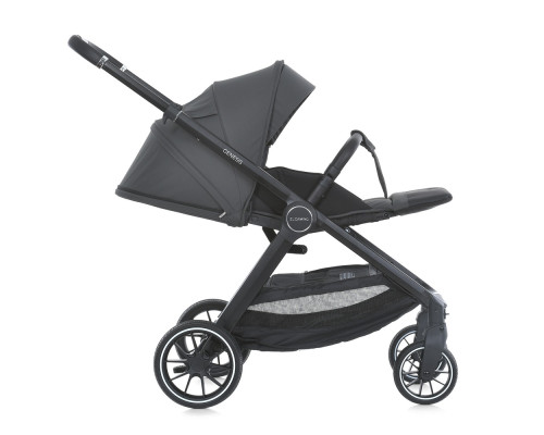 Дитяча коляска-книжка 2в1 ME 1126 GENESIS Asphalt Gray сіра