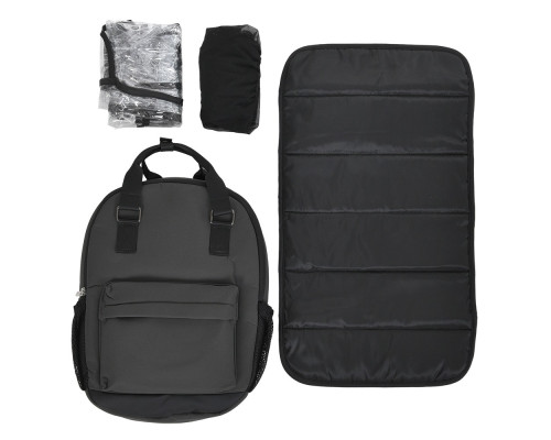 Дитяча коляска-книжка 2в1 ME 1126 GENESIS Asphalt Gray сіра