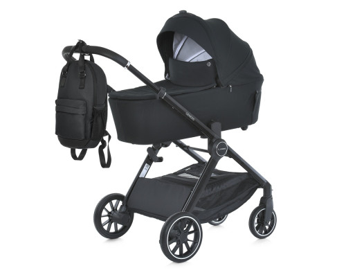 Дитяча коляска-книжка 2в1 ME 1126 GENESIS Jet Black чорна