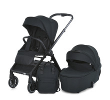 Дитяча коляска-книжка 2в1 ME 1126 GENESIS Jet Black чорна