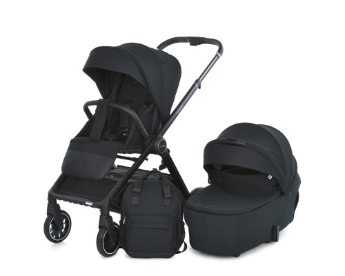 Дитяча коляска-книжка 2в1 ME 1126 GENESIS Jet Black чорна