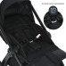 Дитяча коляска-книжка 2в1 ME 1126 GENESIS Jet Black чорна