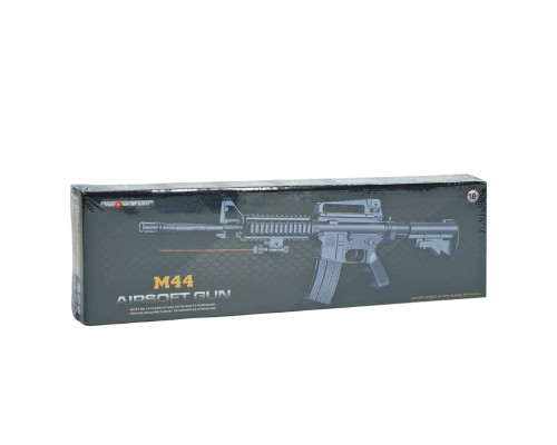 Дитячий механічний автомат на орбізах з лазерним прицілом чорний M 44 (18)