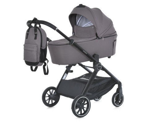 Дитяча коляска-книжка 2в1 ME 1126 GENESIS Taupe Gray світло-сіра
