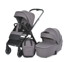 Дитяча коляска-книжка 2в1 ME 1126 GENESIS Taupe Gray світло-сіра