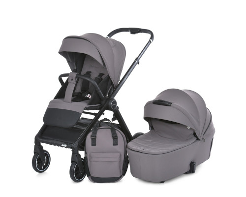 Дитяча коляска-книжка 2в1 ME 1126 GENESIS Taupe Gray світло-сіра