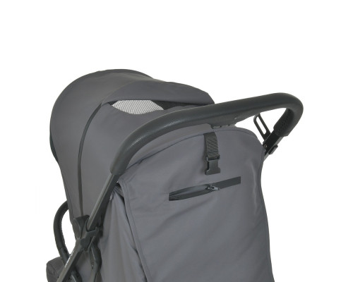 Дитяча прогулянкова коляска-книжка ME 1099 LYRA Grey сіра