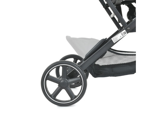 Дитяча прогулянкова коляска-книжка ME 1099 LYRA Grey сіра