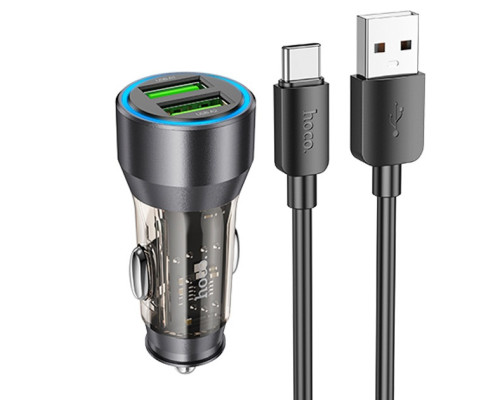 Зарядний пристрій HOCO NZ12 Type-C QC3.0 (2USB/18W)