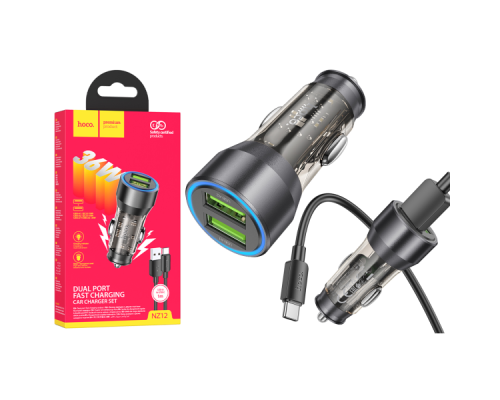 Зарядний пристрій HOCO NZ12 Type-C QC3.0 (2USB/18W)