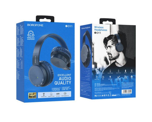 Бездротові навушники Bluetooth Borofone BO11 Синій