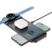 Hoco CQ6 Power 3-in-1 Бездротовий зарядний пристрій (SAM Watch) Чорний 
