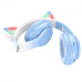 Бездротові Bluetooth навушники HOCO Cat ears W42 з вушками та підсвіткою Синій