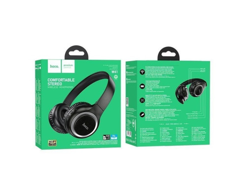 Бездротові Bluetooth навушники HOCO W41 Чорний