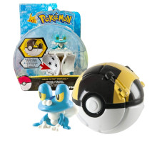 Ігрова фігурка Throw 'N' Pop Poke Ball Pokemon Фрокі з покеболом 5 см
