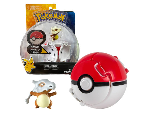 Ігрова фігурка Throw 'N' Pop Poke Ball Pokemon К'юбон з покеболом 5 см