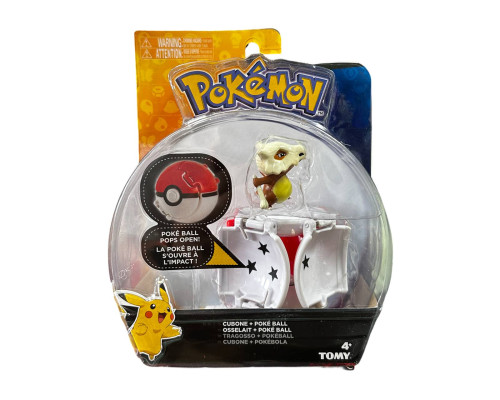 Ігрова фігурка Throw 'N' Pop Poke Ball Pokemon К'юбон з покеболом 5 см