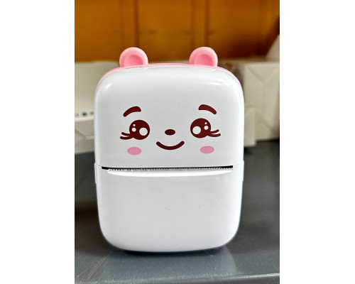 Портативний дитячий принтер Mini Printer рожевий