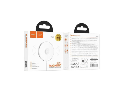 Бездротовий зарядний пристрій Hoco CW41 3в1 MagSafe 15W