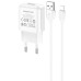Мережевий зарядний пристрій Borofone BA64A (1USB/2.1A) + кабель Type-c
