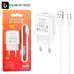 Мережевий зарядний пристрій Borofone BA64A (1USB/2.1A) + кабель Type-c