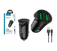 Зарядний пристрій HOCO Z39 lightning QC3.0 (2USB/18W)