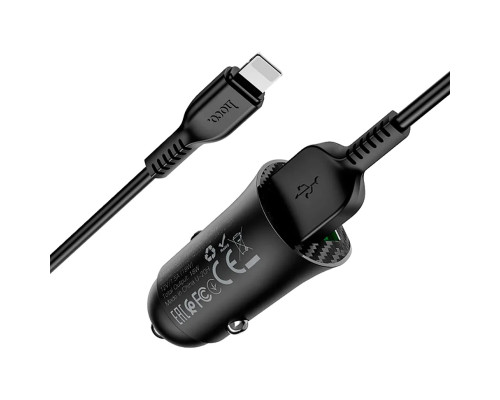 Зарядний пристрій HOCO Z39 lightning QC3.0 (2USB/18W)