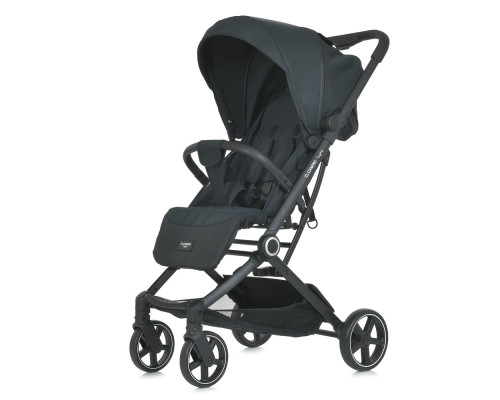 Дитяча прогулянкова коляска-книжка ME 1099 LYRA Onyx чорна