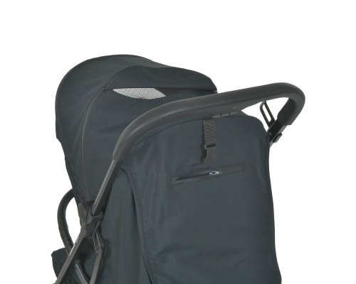 Дитяча прогулянкова коляска-книжка ME 1099 LYRA Onyx чорна