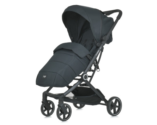 Дитяча прогулянкова коляска-книжка ME 1099 LYRA Onyx чорна