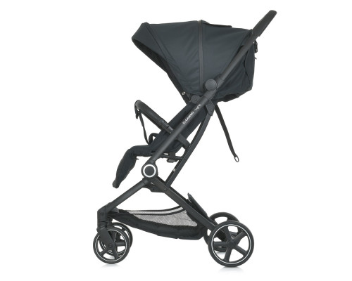 Дитяча прогулянкова коляска-книжка ME 1099 LYRA Onyx чорна