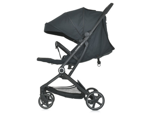 Дитяча прогулянкова коляска-книжка ME 1099 LYRA Onyx чорна