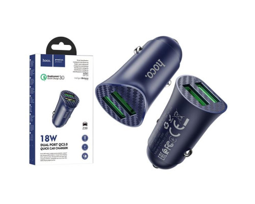 Зарядний пристрій HOCO Z39 QC3.0 (2USB/18W)