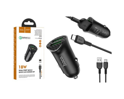 Зарядний пристрій HOCO Z39 Type-C QC3.0 (2USB/18W)