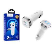 Зарядний пристрій HOCO Z40 (2 USB/2,4A) White
