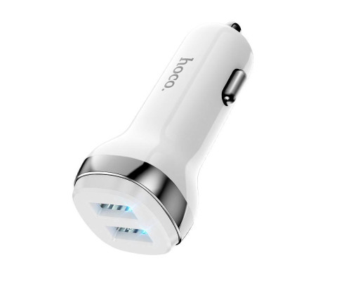 Зарядний пристрій HOCO Z40 (2 USB/2,4A) White