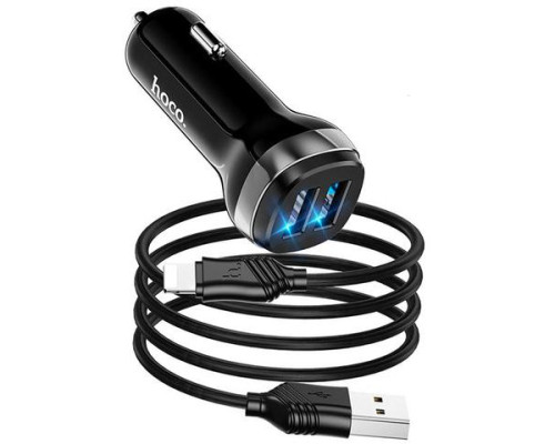 Зарядний пристрій HOCO Z40 lightning (2USB/2.4A)