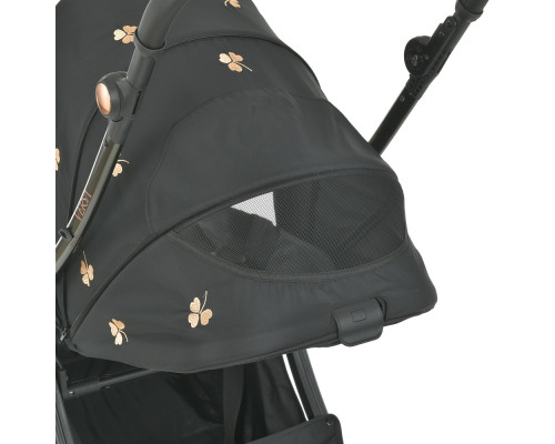 Дитяча прогулянкова коляска-книжка ME 1078 VERSA Clover Black чорна