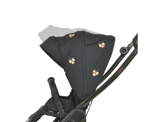 Дитяча прогулянкова коляска-книжка ME 1078 VERSA Clover Black чорна