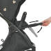 Дитяча прогулянкова коляска-книжка ME 1078 VERSA Clover Black чорна