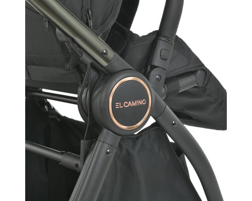 Дитяча прогулянкова коляска-книжка ME 1078 VERSA Clover Black чорна