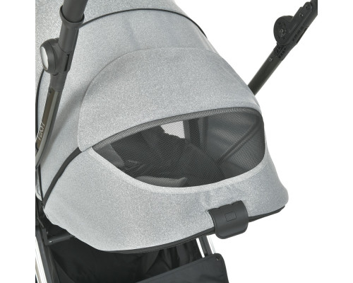 Дитяча прогулянкова коляска-книжка ME 1078 VERSA Melange Gray сіра
