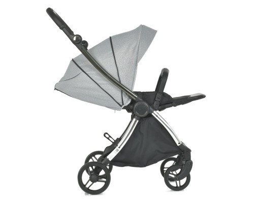 Дитяча прогулянкова коляска-книжка ME 1078 VERSA Melange Gray сіра